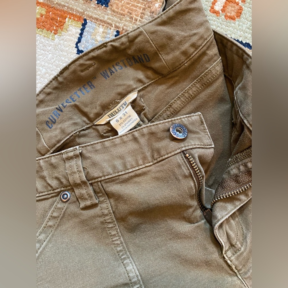 EUC Duluth Trading Co. 6x31 Slim Fire Hose Cargo Pant